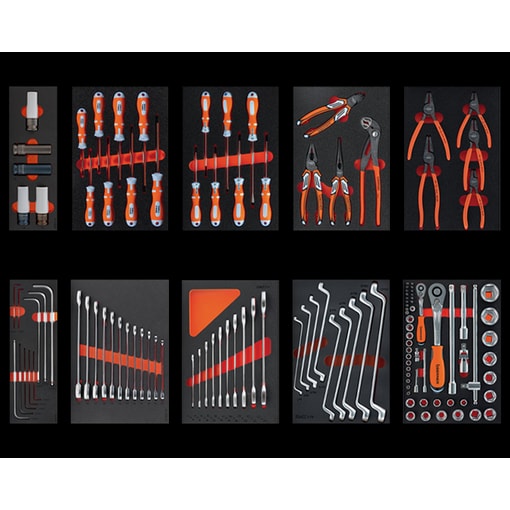 Servante d'atelier Evolution BASICline RAL2001 orangérouge